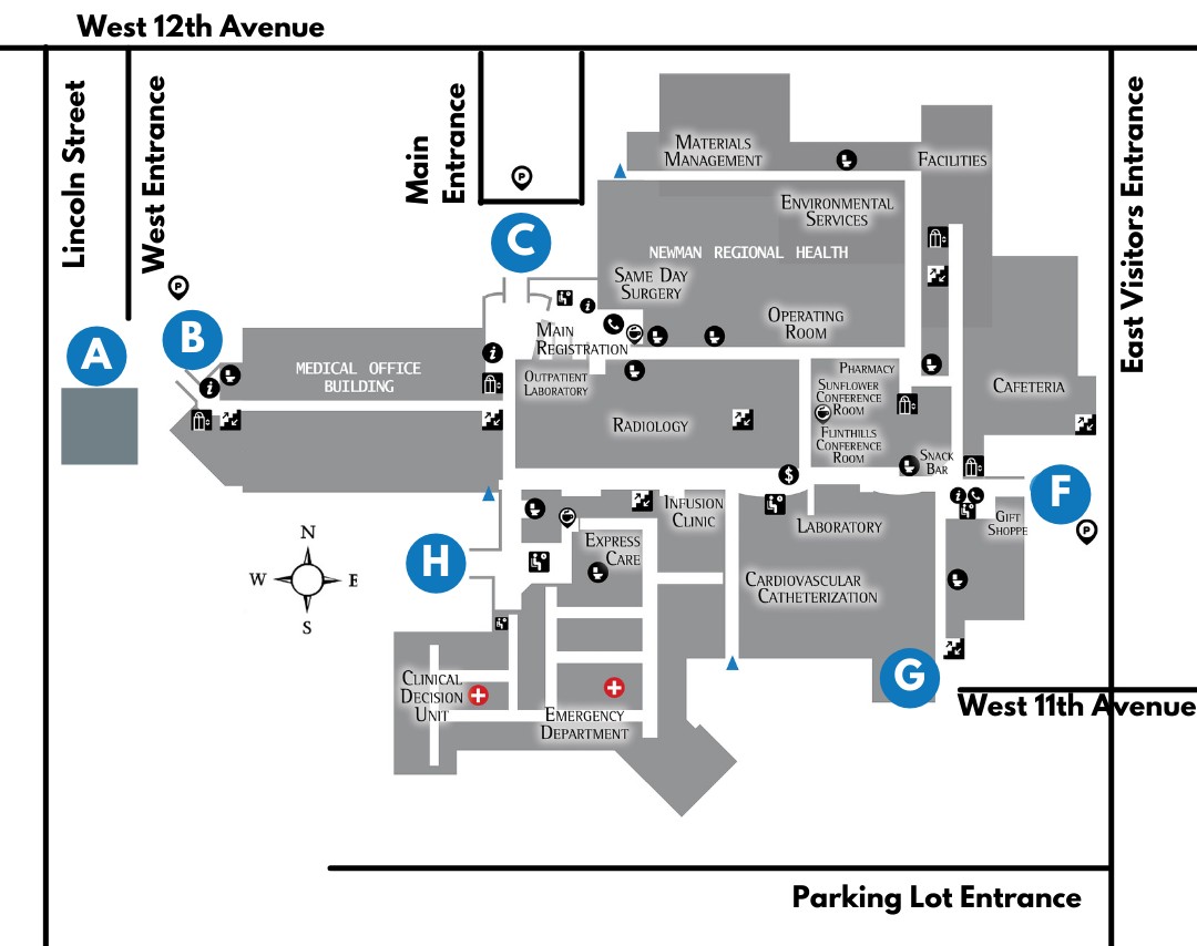 Express Care map