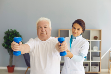 Pulmonary Rehabilitation gentleman