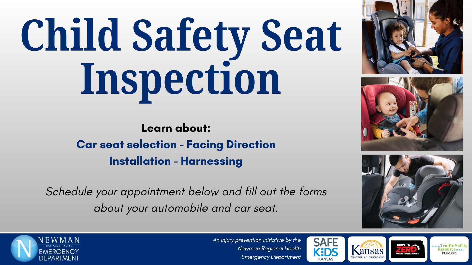 Car seat safety inspection